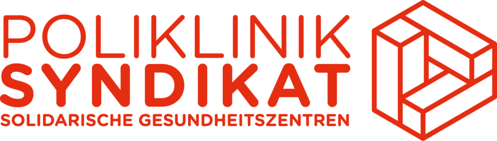 Bild des Logos "Poliklinik Syndikat", weiterführende Informationen